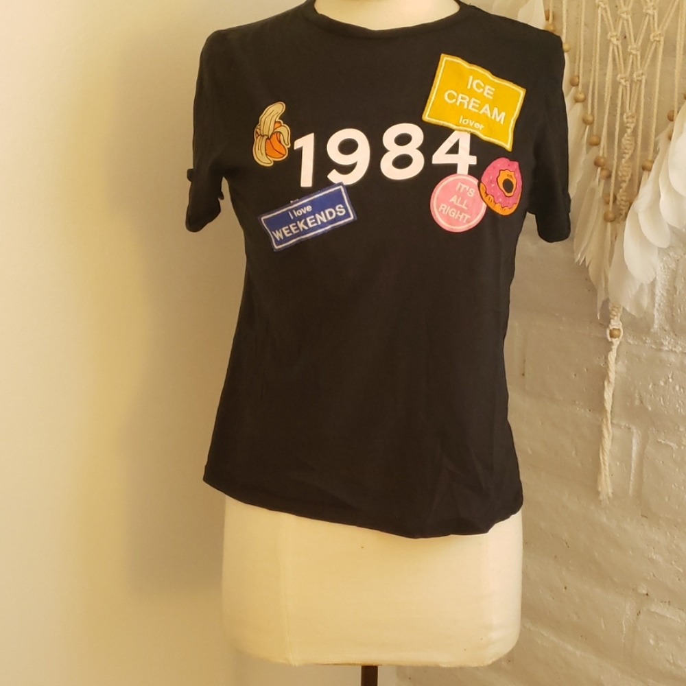 Zara black tee
